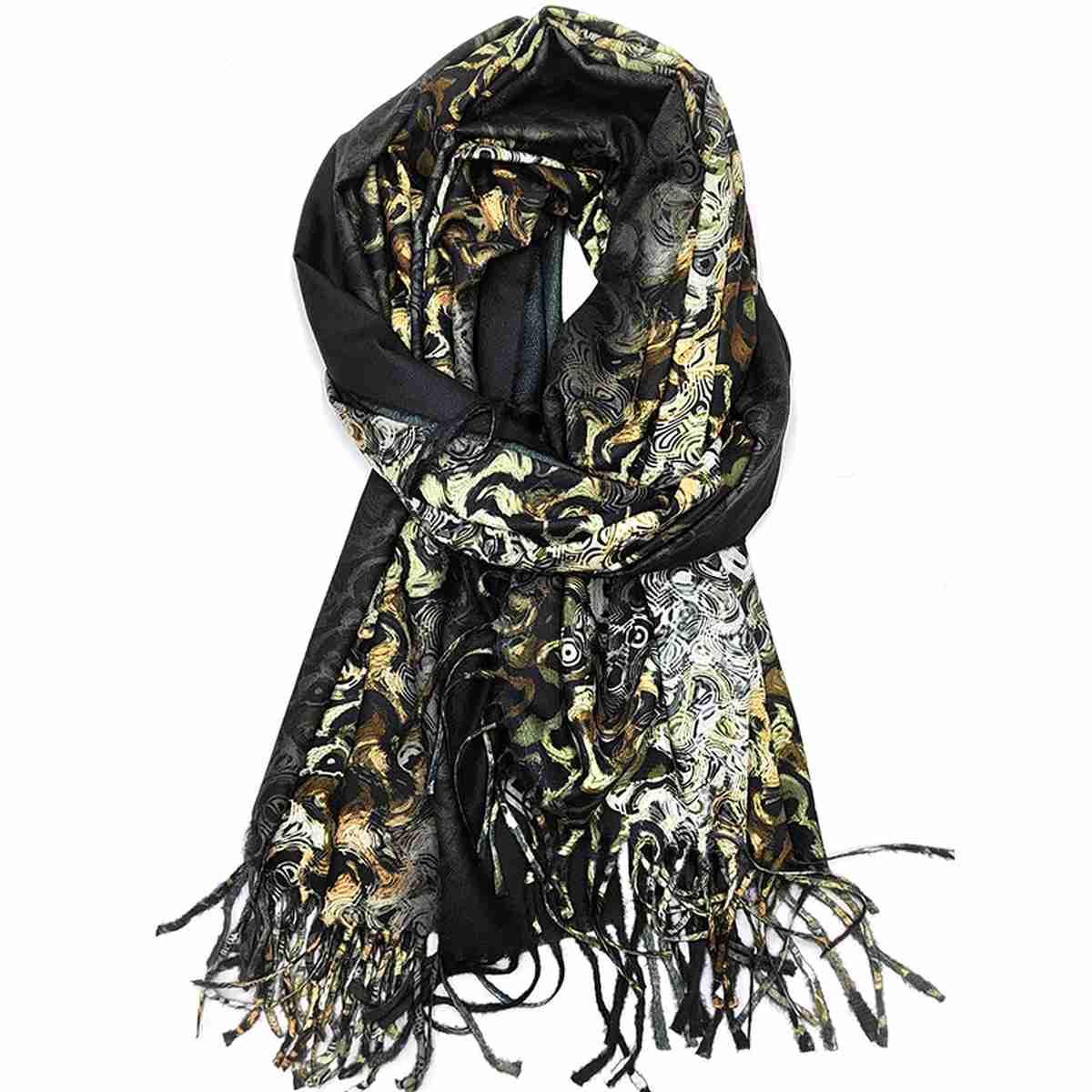 Sciarpa donna in poliestere fantasia riccioli Laura Biagiotti