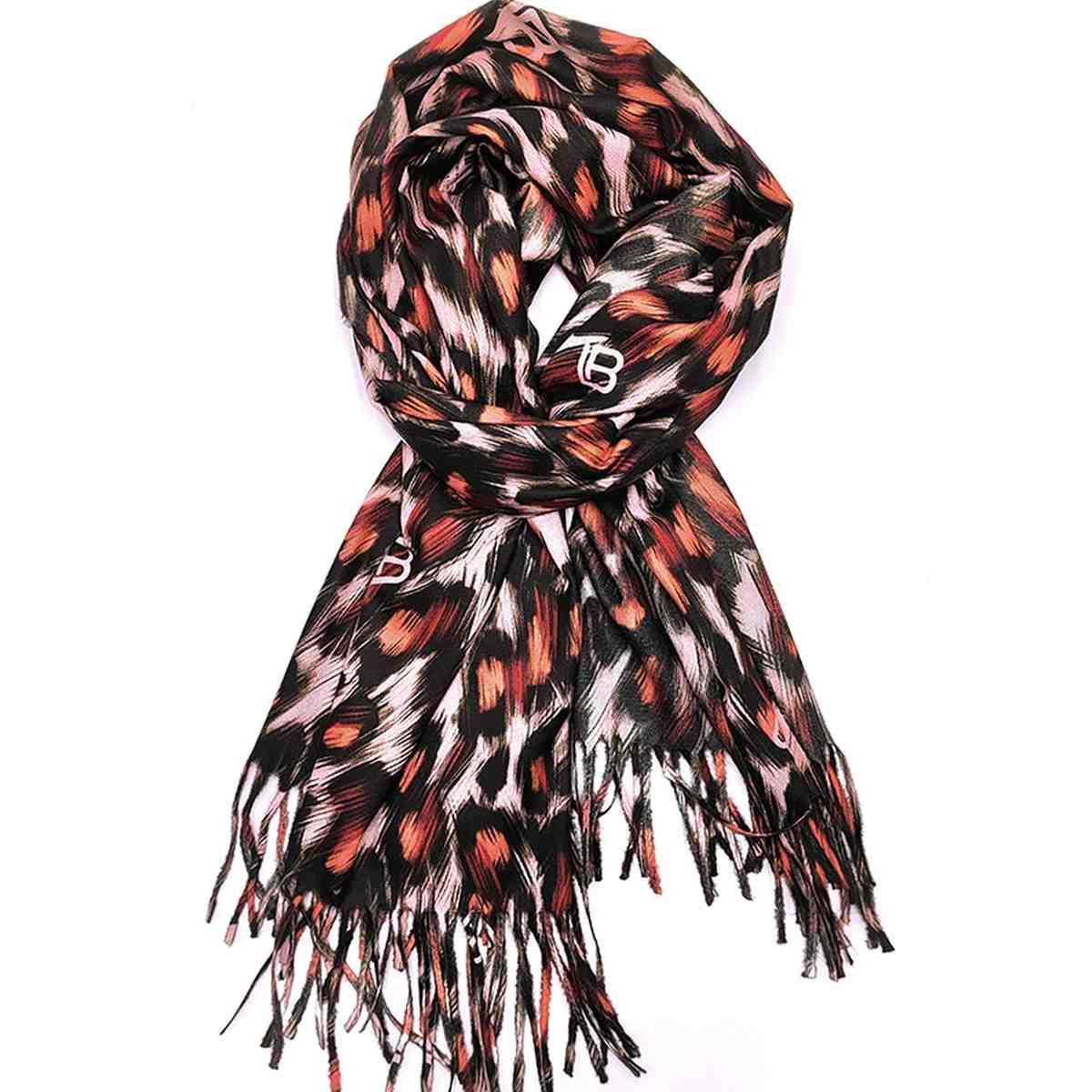 Sciarpa donna in poliestere fantasia riccioli Laura Biagiotti