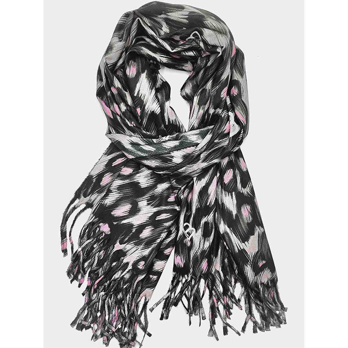 Sciarpa donna in poliestere fantasia riccioli Laura Biagiotti