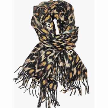 Sciarpa donna in poliestere fantasia riccioli Laura Biagiotti