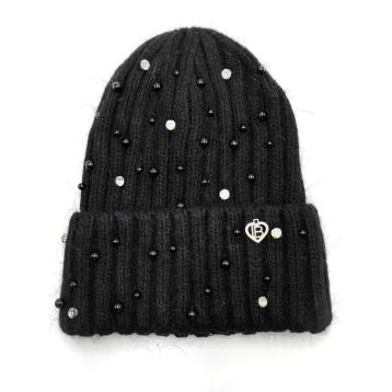 Cappello donna in poliestere perle e pietre Laura Biagiotti