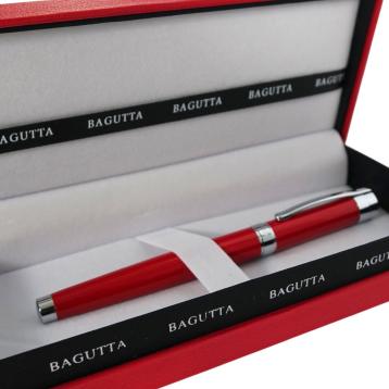 Penna roller rossa Bagutta