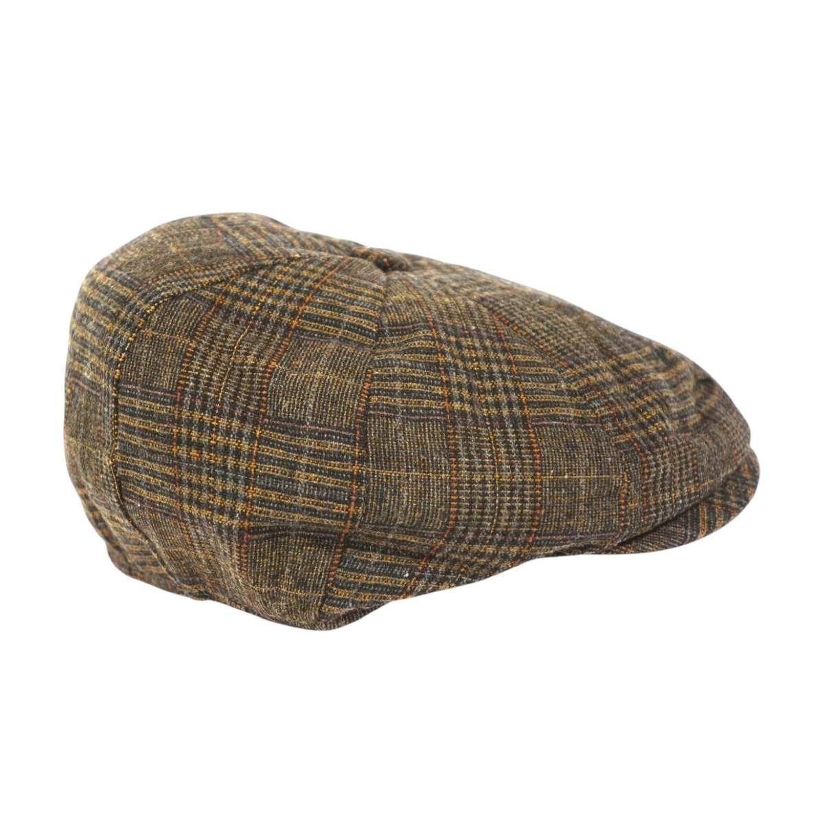 Coppola newsboy uomo fantasia scozzese Made in Italy