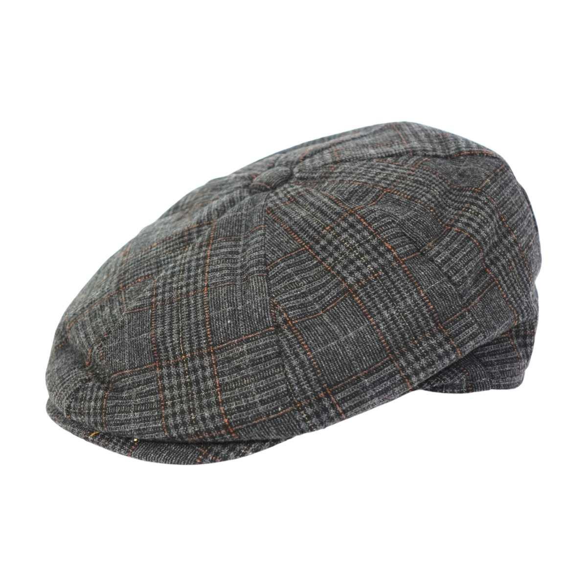 Coppola newsboy uomo fantasia scozzese Made in Italy