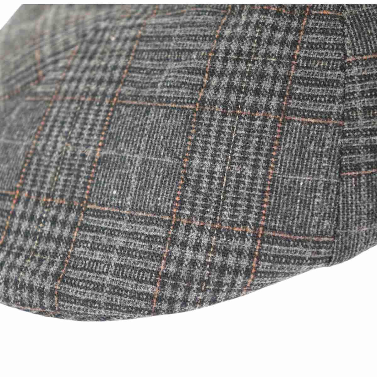 Coppola siciliana uomo motivo a quadri Made in Italy