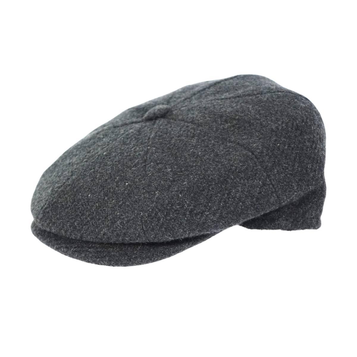 Coppola inglese uomo tinta unita Made in Italy