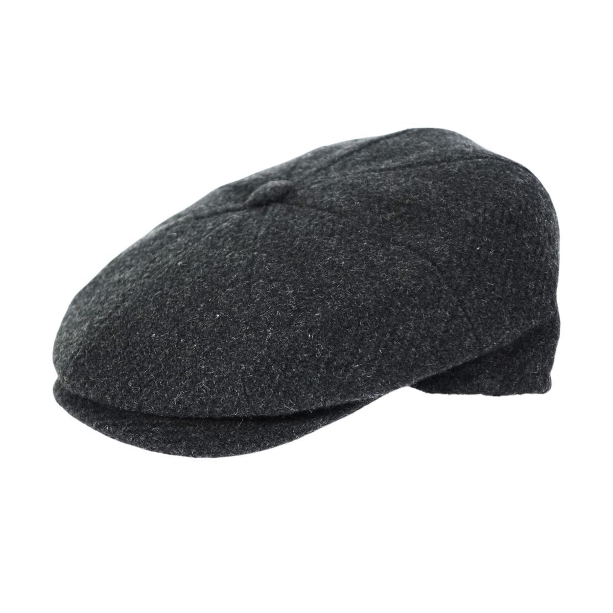 Coppola inglese uomo tinta unita Made in Italy