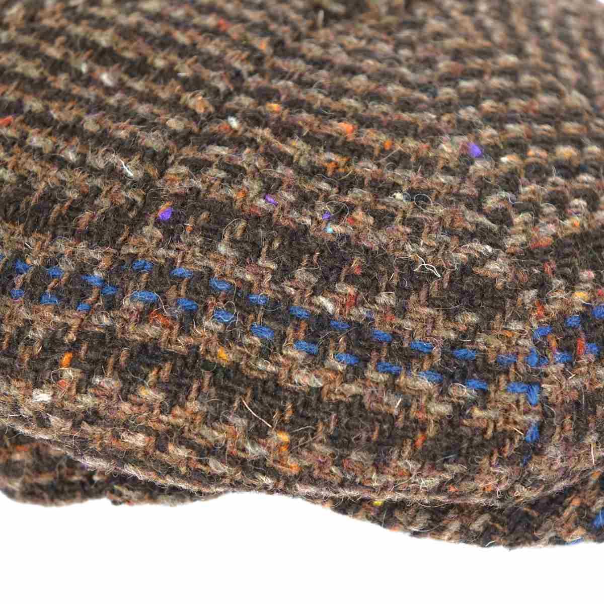 Berretto uomo newsboy motivo a spina di pesce Made in Italy