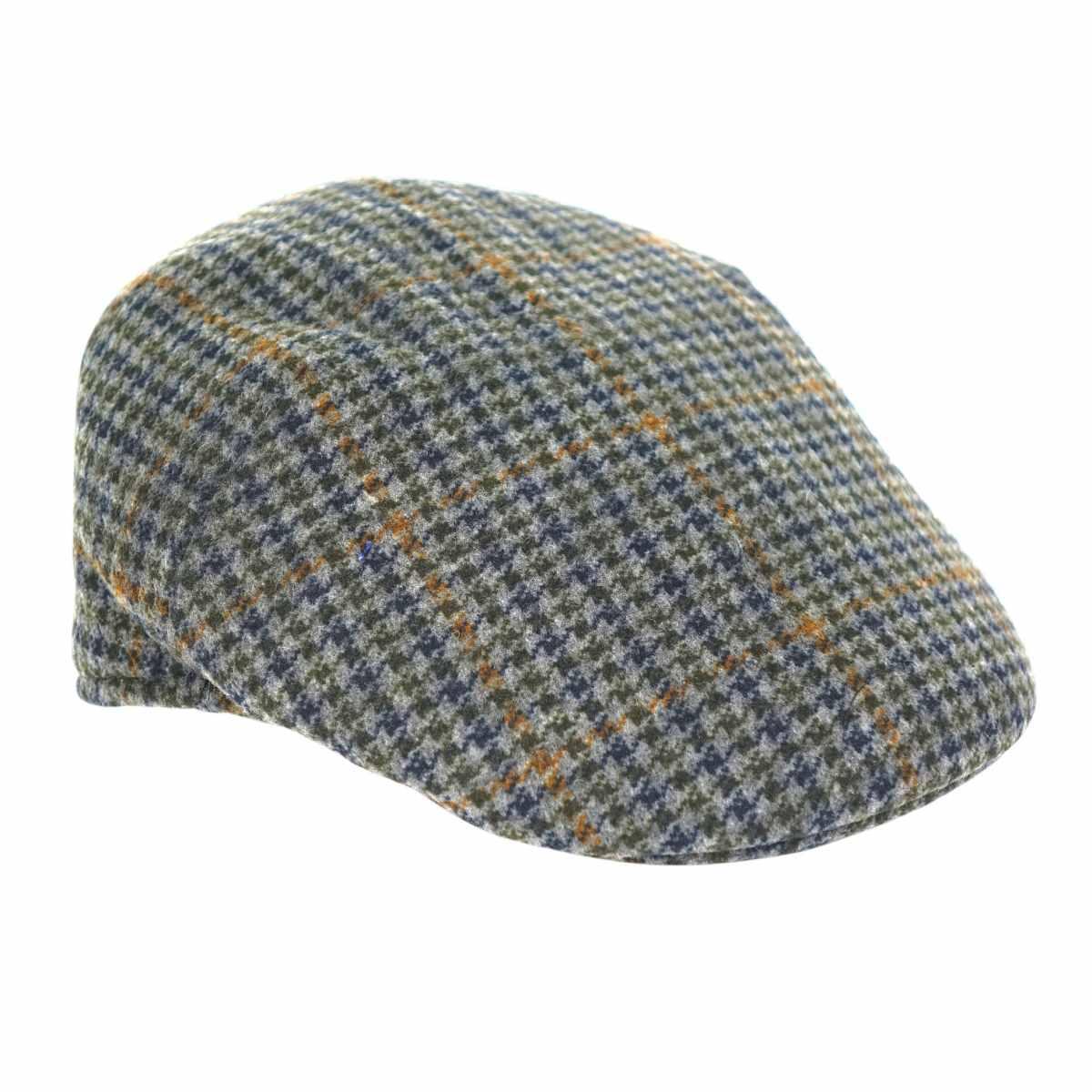 Coppola uomo sicilia motivo pied de poule Made in Italy