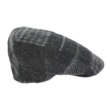 Coppola siciliana uomo motivo a quadri Made in Italy