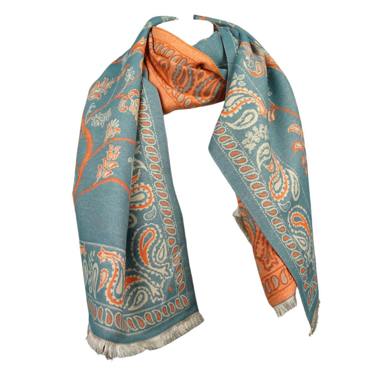 Sciarpa donna stampa paisley in poliestere Verve