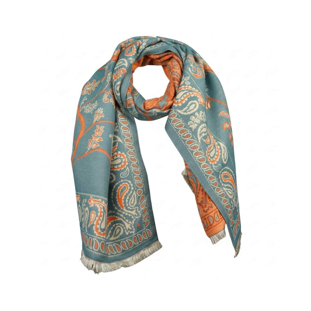 Sciarpa donna stampa paisley in poliestere Verve