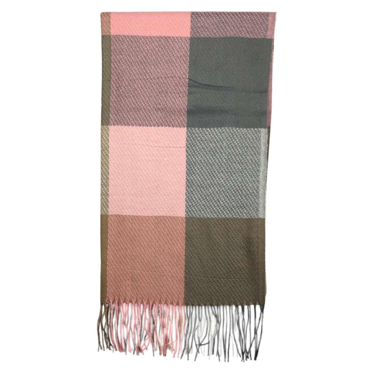 Sciarpa donna a quadri in poliestere Verve