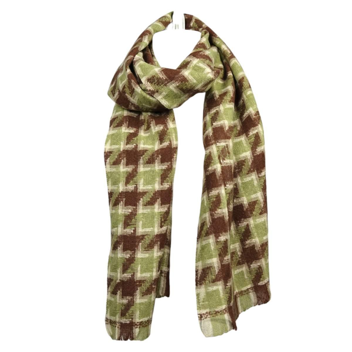 Sciarpa donna motivo pied de poule in poliestere Verve