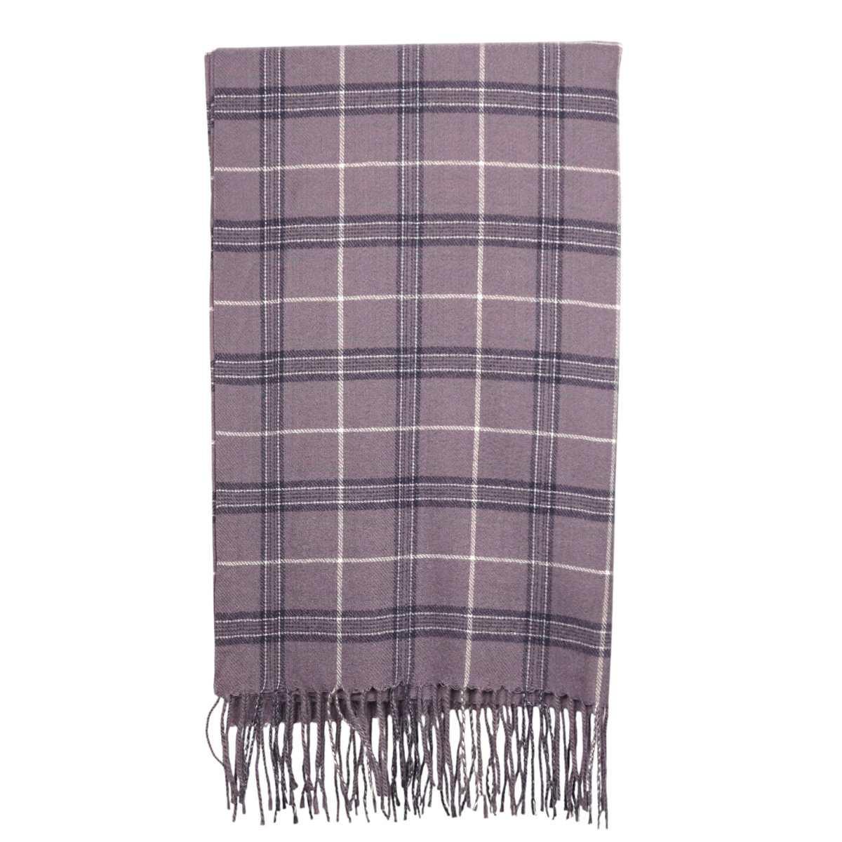 Sciarpa donna a quadri in poliestere Verve