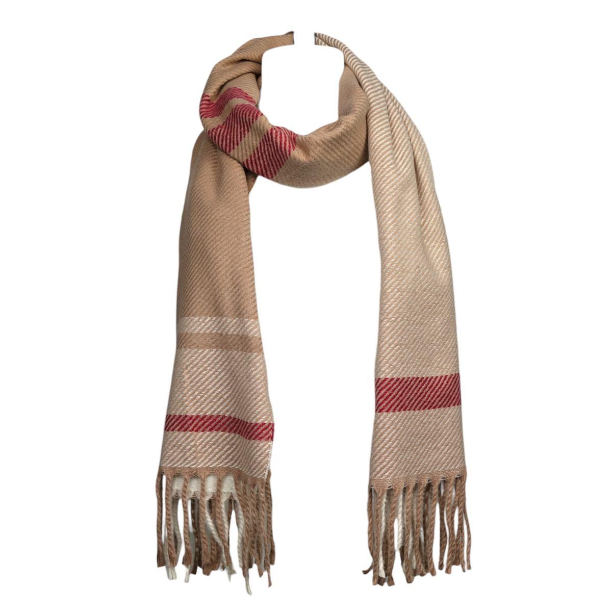 Sciarpa donna a quadri in poliestere Verve