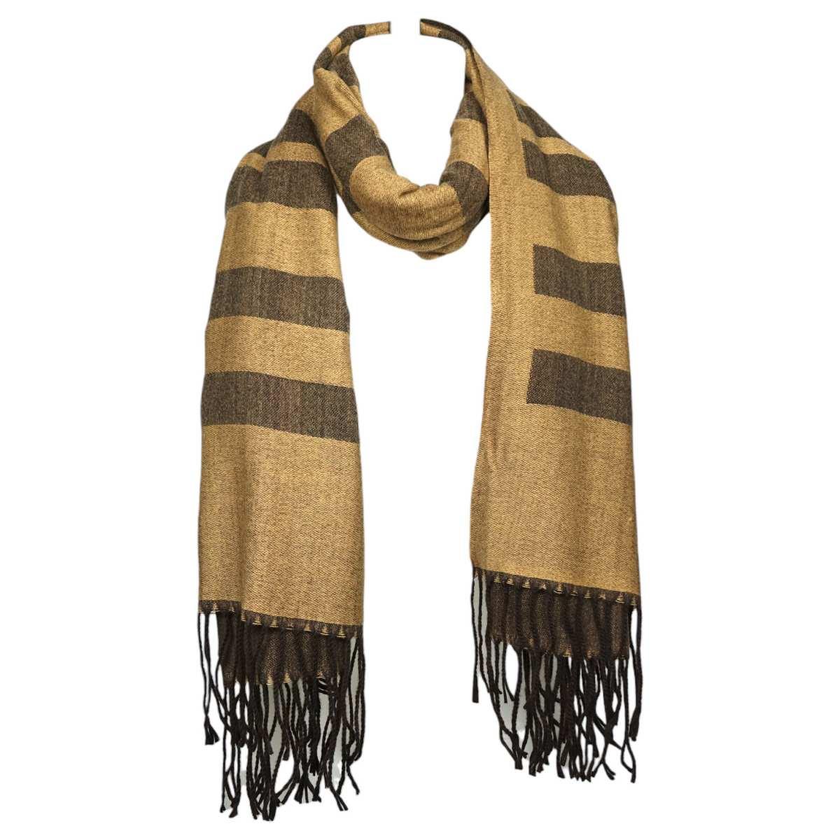 Sciarpa donna a strisce in poliestere Verve