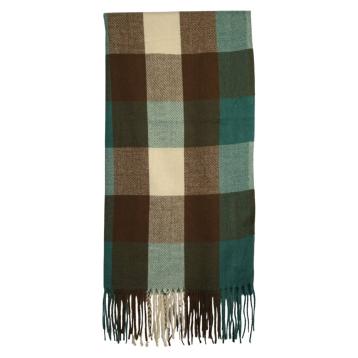 Sciarpa donna a quadri in poliestere Verve