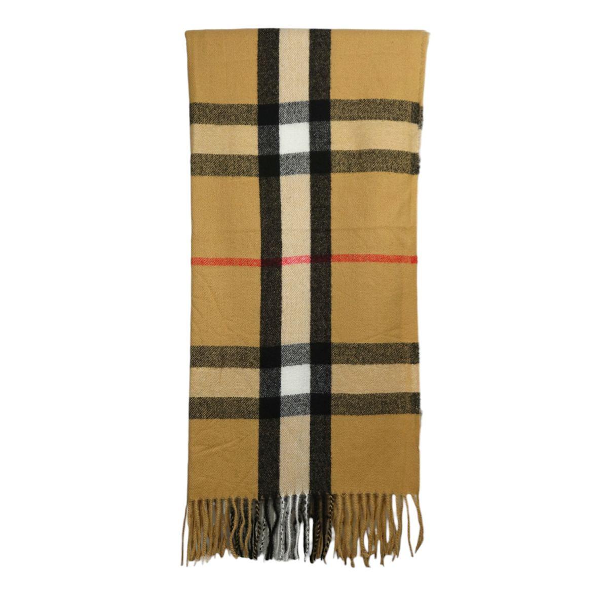 Sciarpa donna a righe e quadri in poliestere Verve