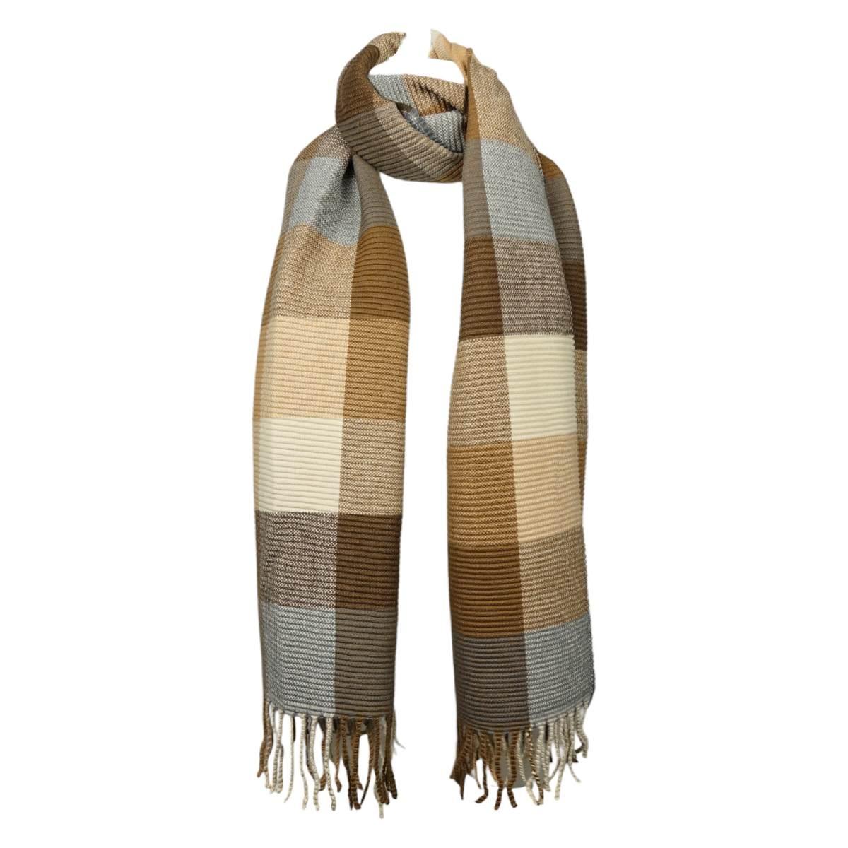 Sciarpa donna a quadri  in poliestere Verve