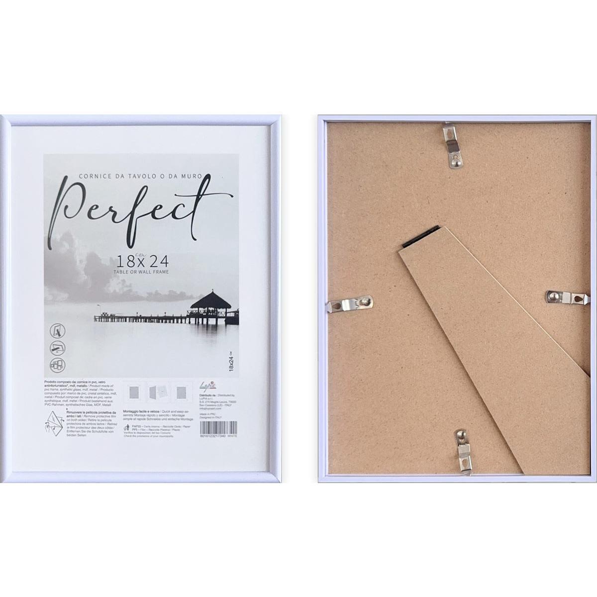 Cornice portafoto Perfect in crilex 13x18 cm bianco Lupia