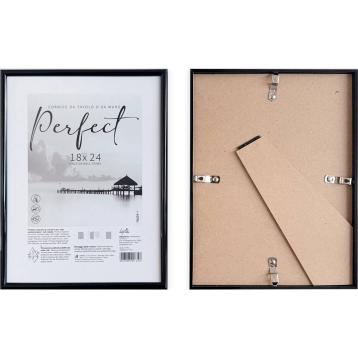 Cornice portafoto Perfect in crilex A4 21x29x7 cm nero Lupia