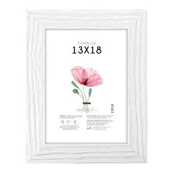Cornice portafoto Shabby Chic 13x18 cm bianco Lupia