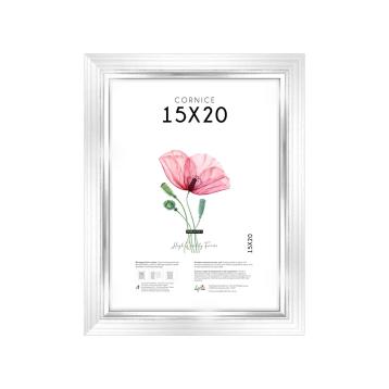 Cornice portafoto White Silver 15x20 cm