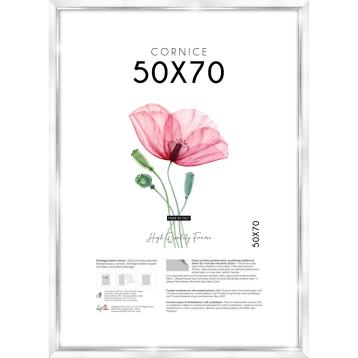 Cornice portafoto White Silver 50x70 cm
