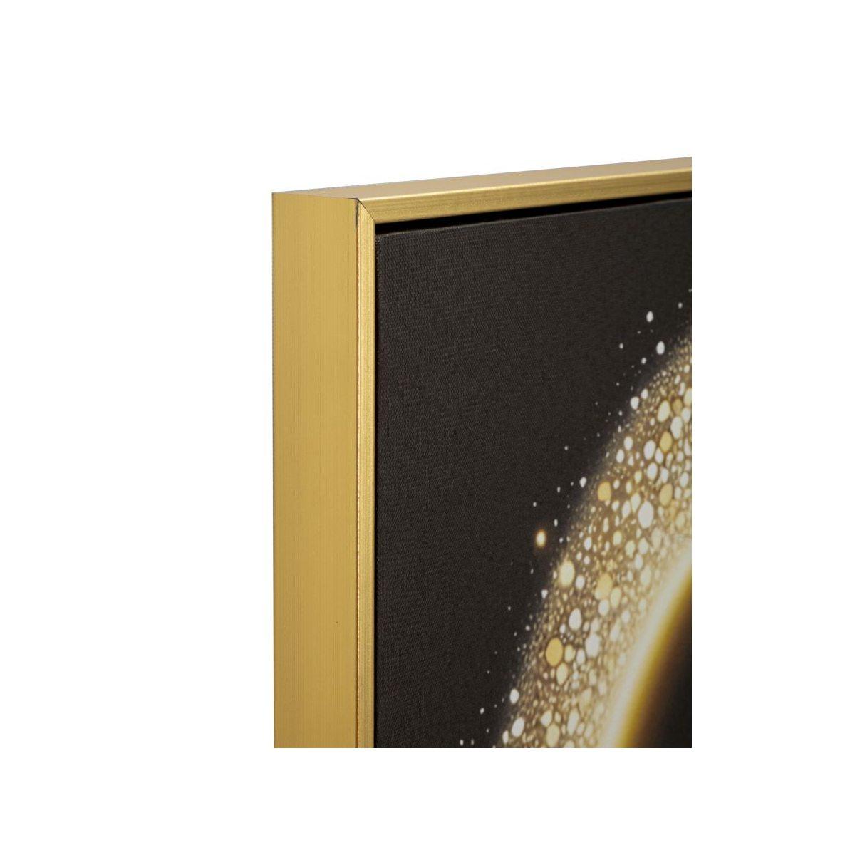 Stampa c/led su tela laccata c/cornice  inda cm 60x3,5x90 alimentazione batterie