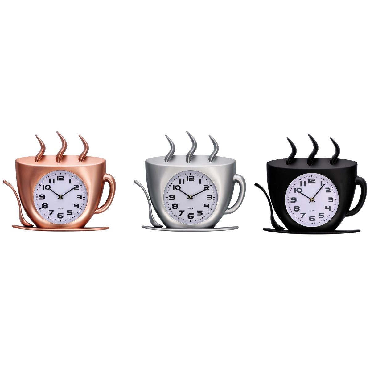 Orologio da parete in plastica modello tazza 34,5x40 cm