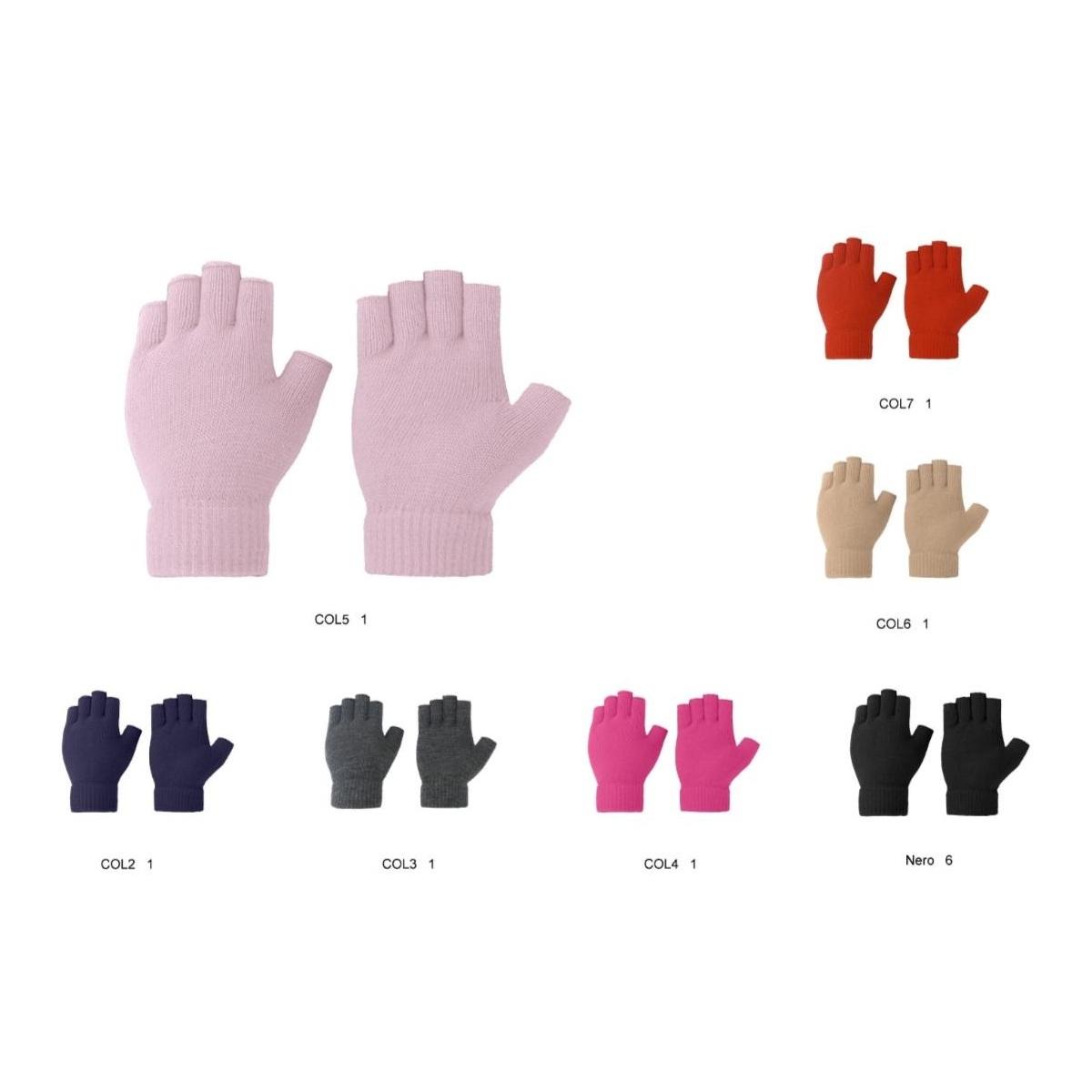 Guanti mezze dita uomo/donna in acriclico Nazareno Gabrielli