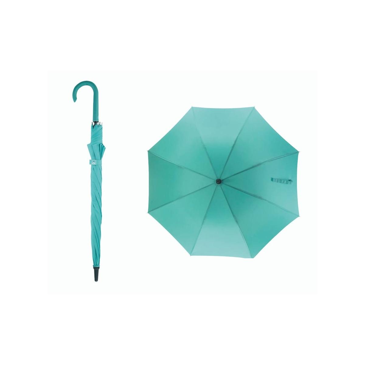 Ombrello tinta unita con apertura automatica antivento Blue Drop