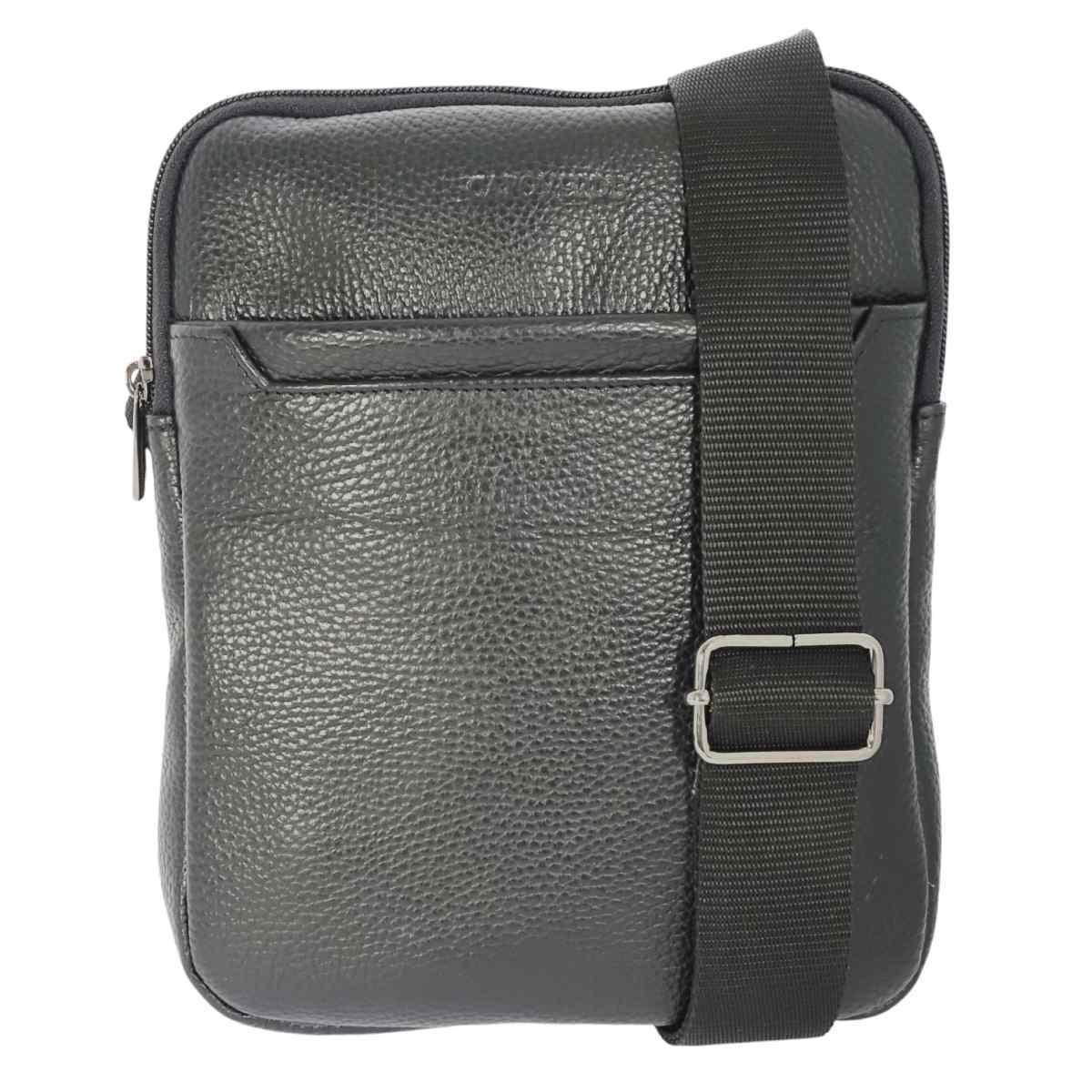 Tracolla uomo in vera pelle Capoverde Made in Italy