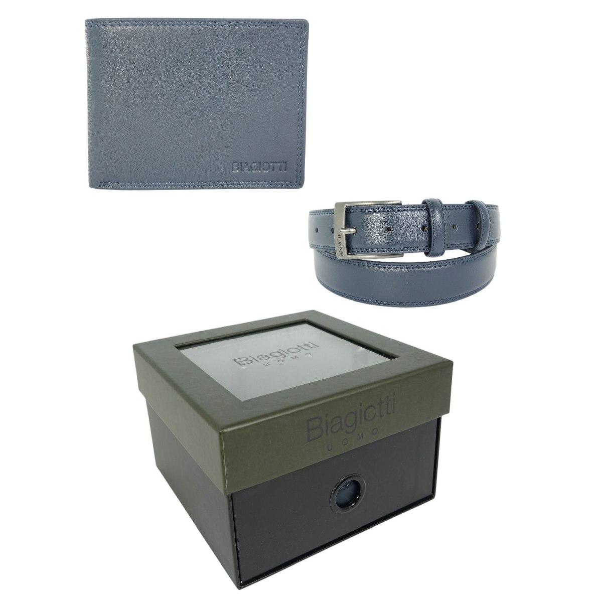 Set uomo portafogli e cintura in confezione regalo Laura Biagiotti