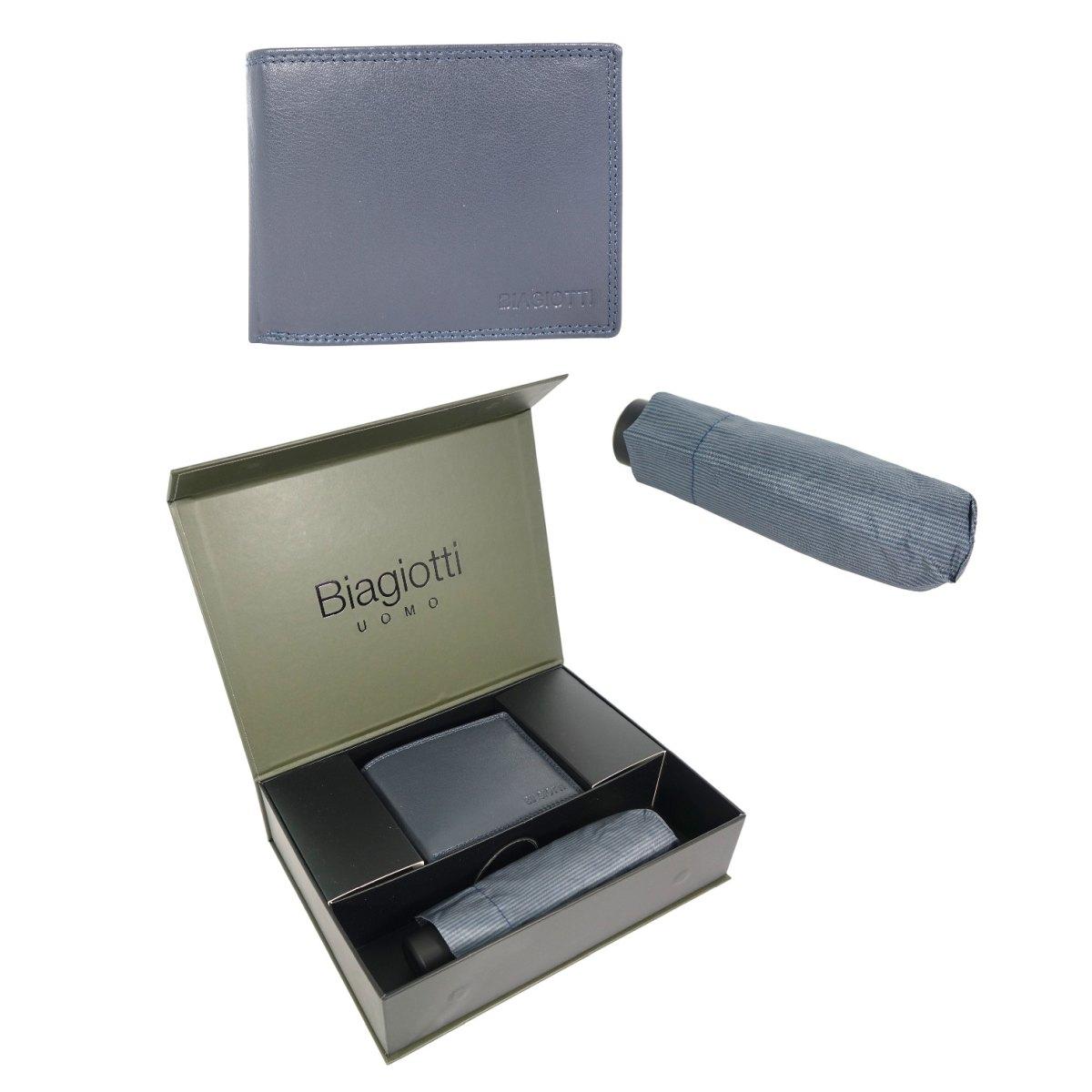 Set uomo portafogli e ombrello in confezione regalo Laura Biagiotti