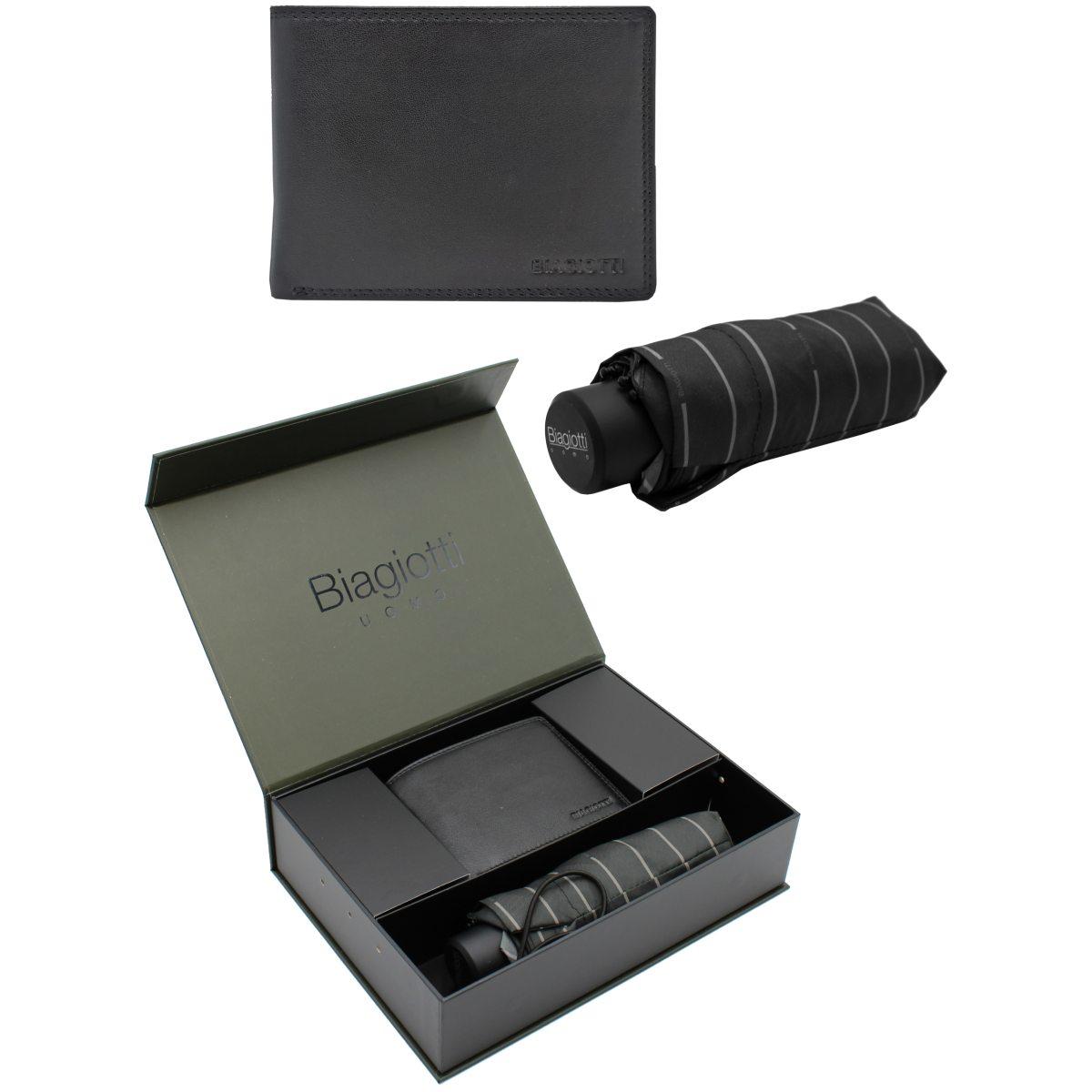 Set uomo portafogli e ombrello in confezione regalo Laura Biagiotti
