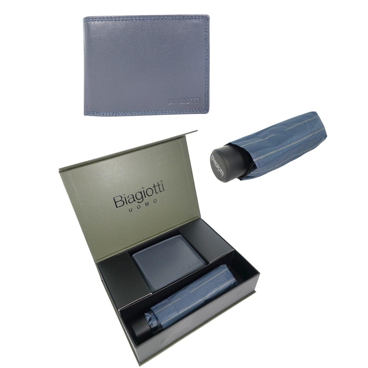 Set uomo portafogli e ombrello in confezione regalo Laura Biagiotti