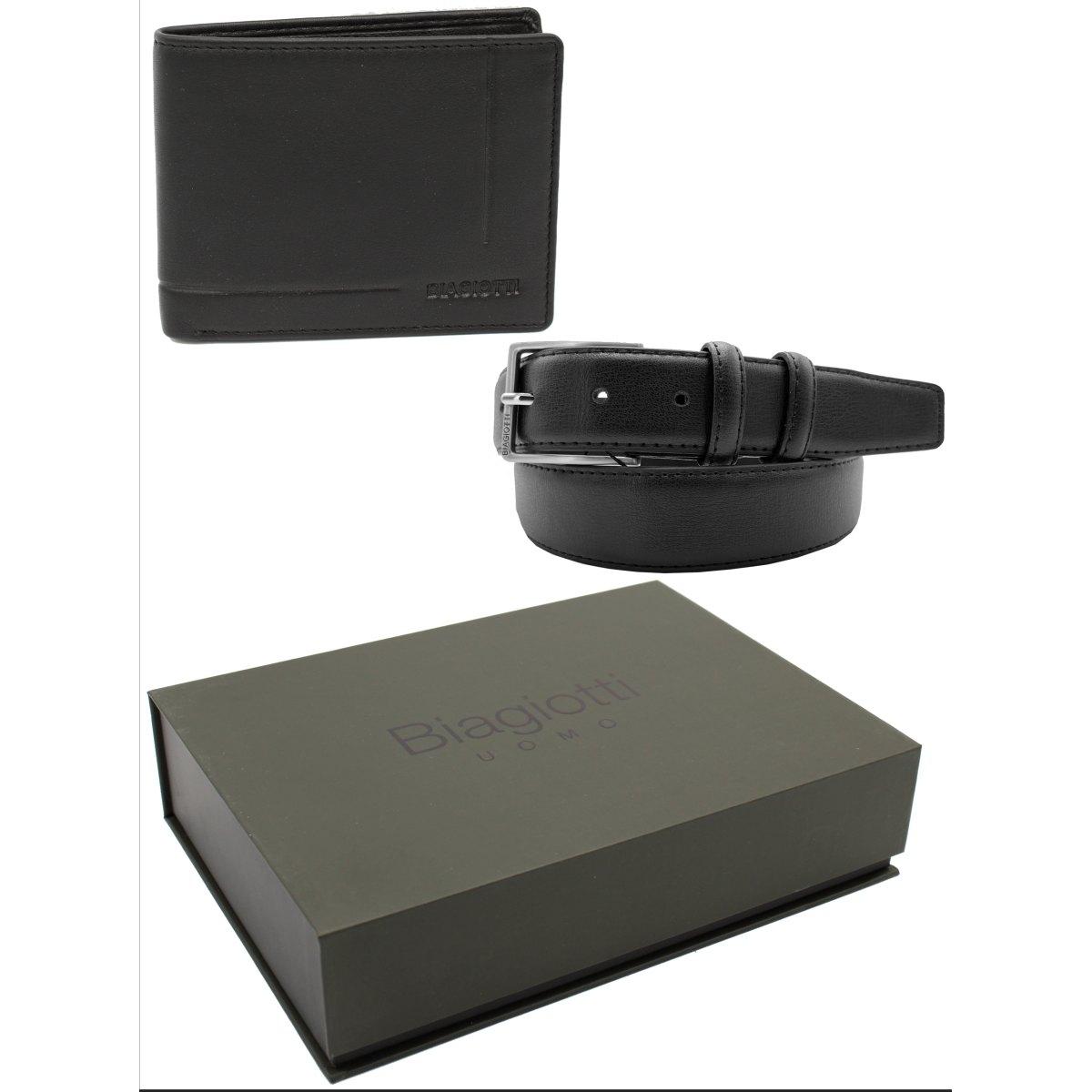 Set uomo portafogli e cintura in confezione regalo Laura Biagiotti