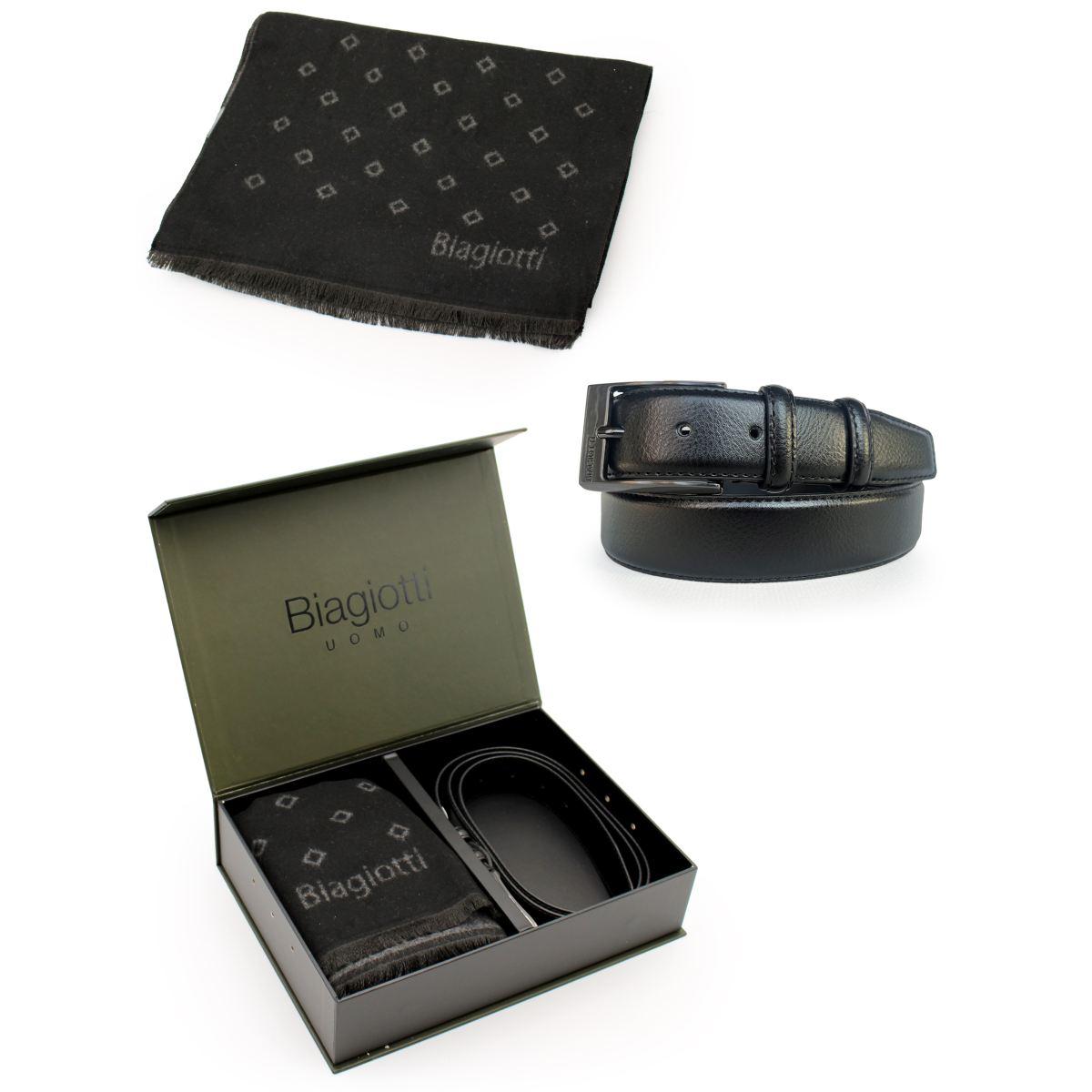 Set uomo cintura e sciarpa in confezione regalo Laura Biagiotti