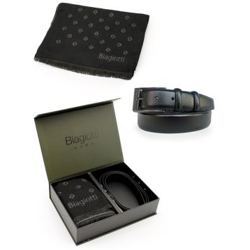 Set uomo cintura e sciarpa in confezione regalo Laura Biagiotti