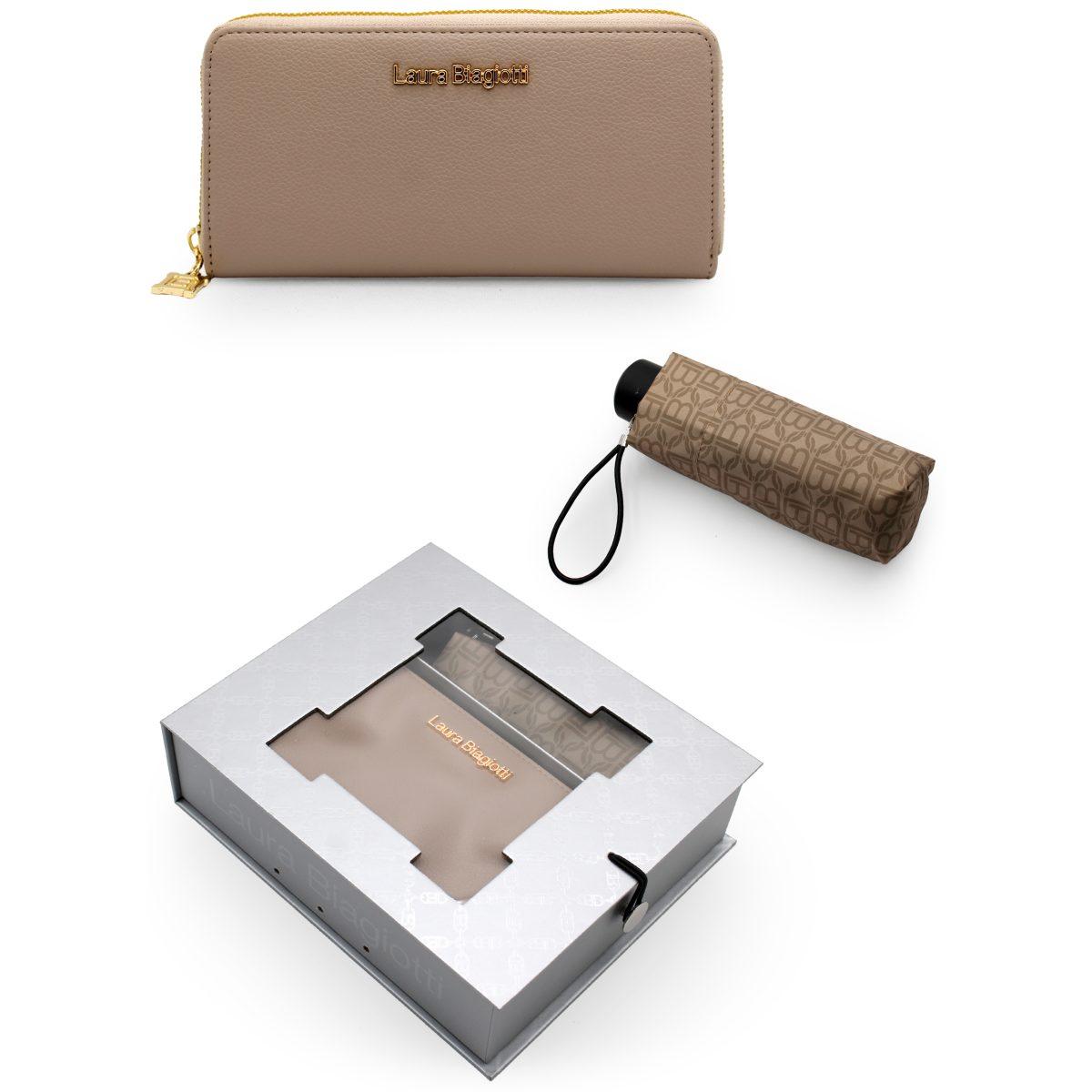 Set sonnaportafogli e ombrello in confezione regalo Laura Biagiotti