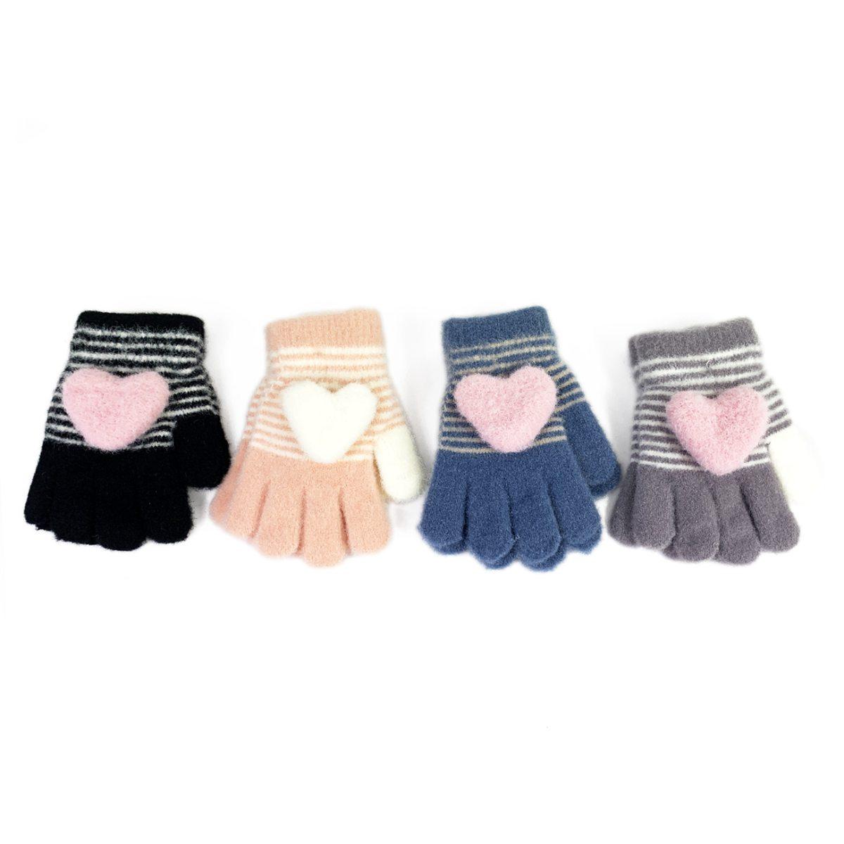 Guantini bimba Striped Heart Le Kikke