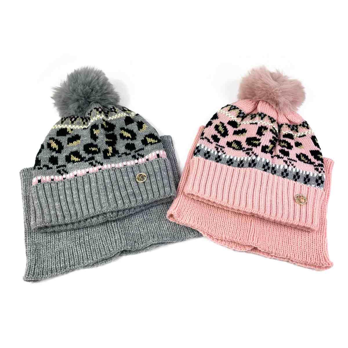 Completino bimba scaldacollo e berretto Leo Baby Le Kikke