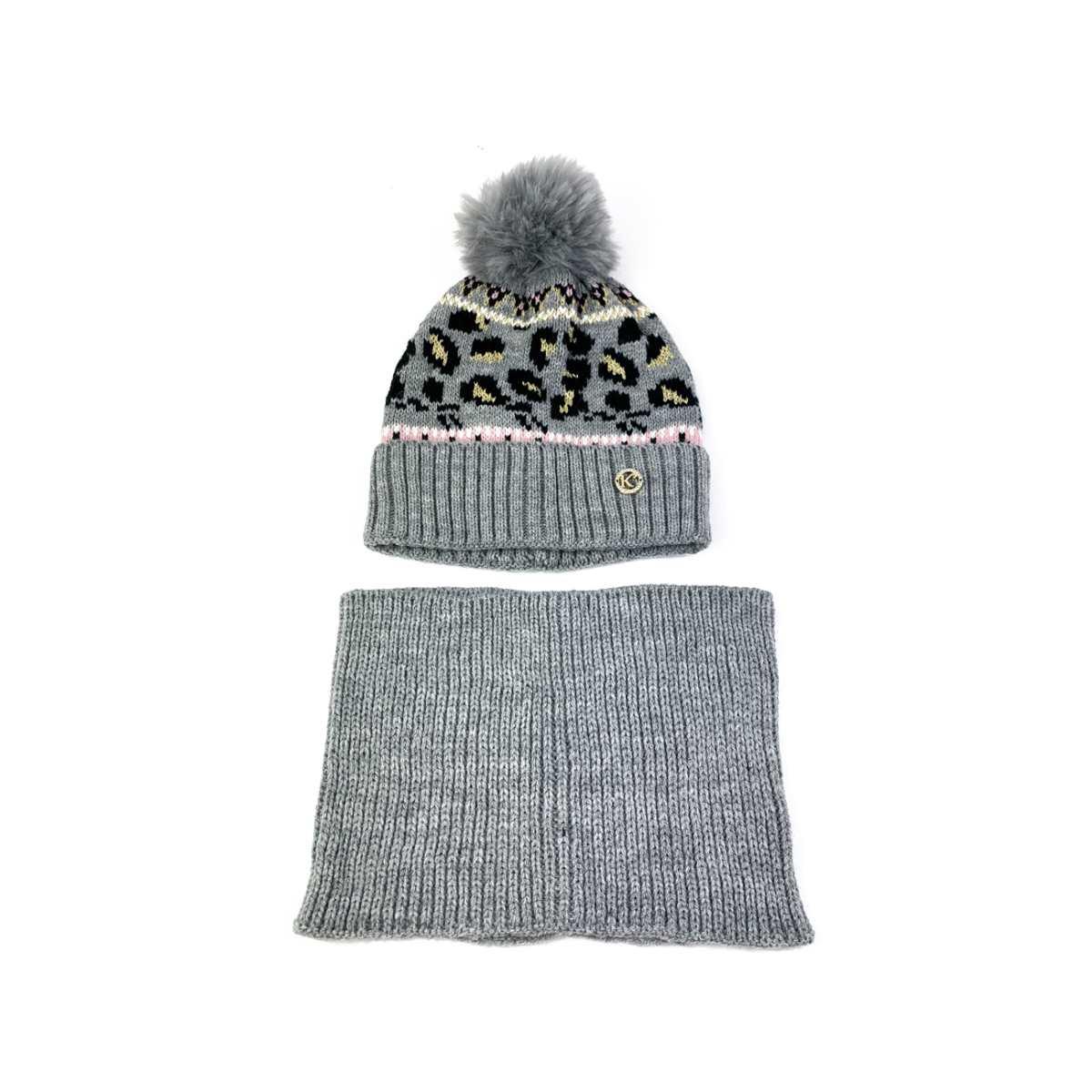 Completino bimba scaldacollo e berretto Leo Baby Le Kikke