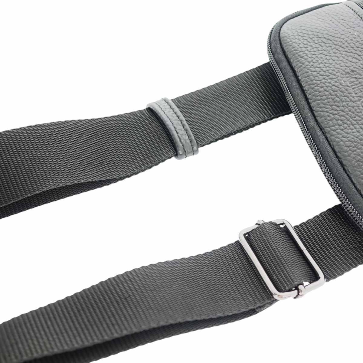 Tracolla piccola uomo in vera pelle Capoverde Made in Italy