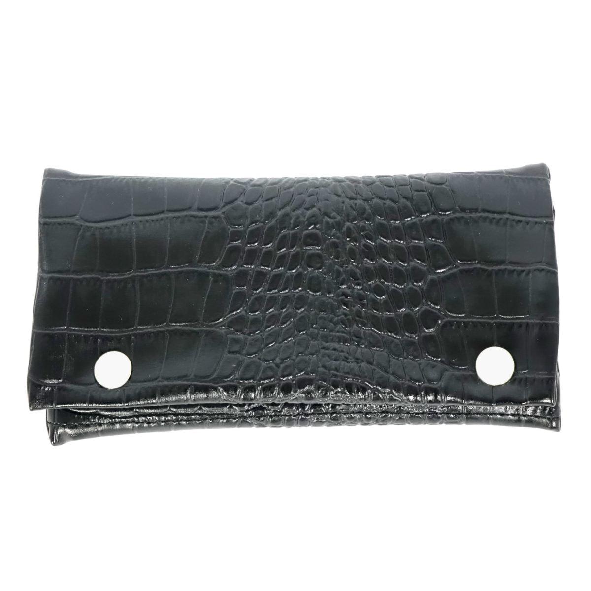 Portatabacco in ecopelle stampa coccodrillo Capoverde Made in Italy