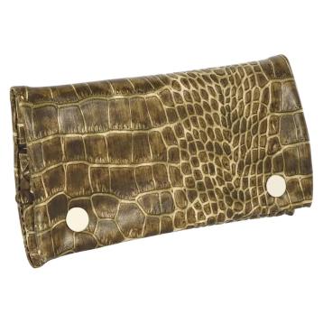 Portatabacco in ecopelle stampa coccodrillo Capoverde Made in Italy