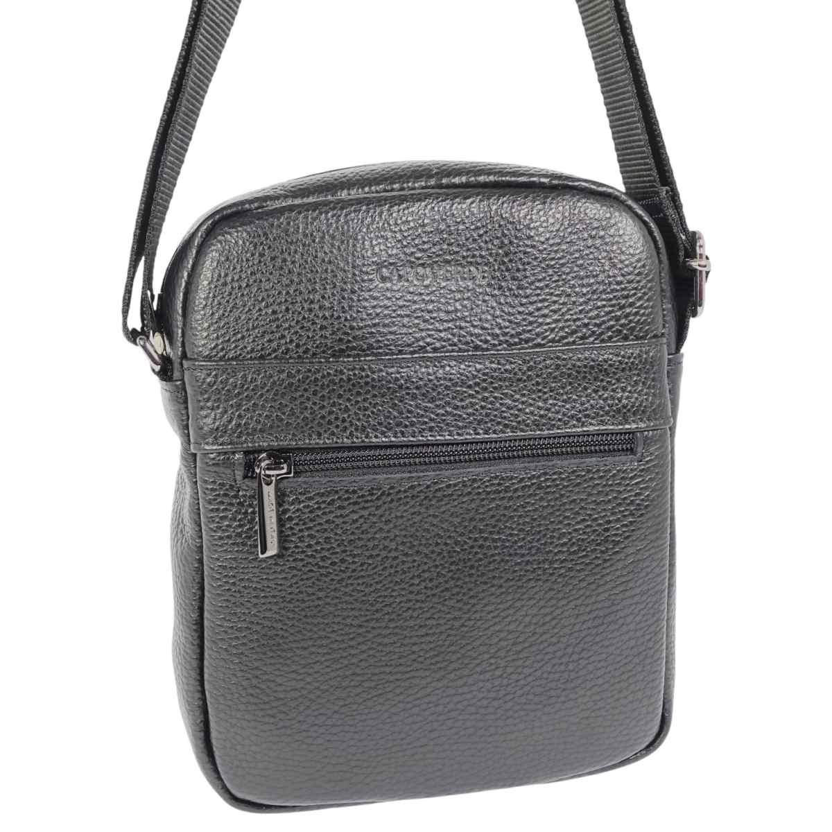 Tracolla uomo in vera pelle Capoverde Made in Italy