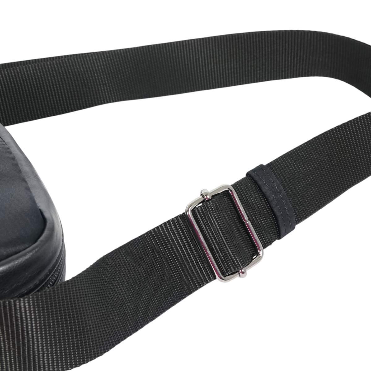 Tracolla uomo in ecopelle e tessuto tecnico Capoverde Made in Italy